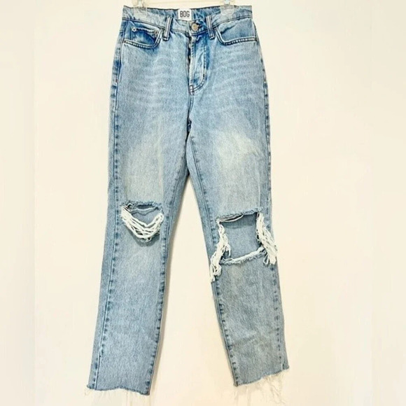 Urban outfitters BDG Straight Slim Distressed Jeans size 24 - Picture 2 of 13